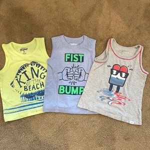 Set of 3 boys tank tops